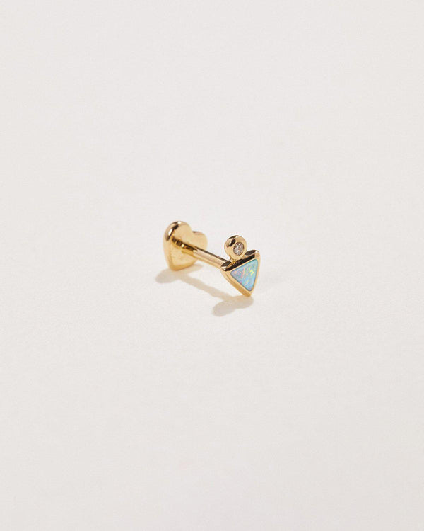 Pamela Love Triangle Dot Stud