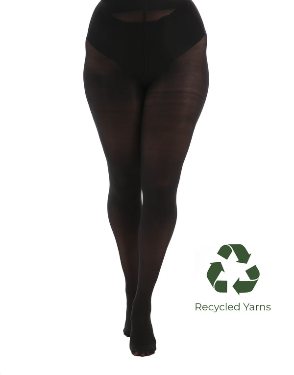 pamela mann 50 Denier Opaque Curvy Super Stretch Recycled Yarn Tights