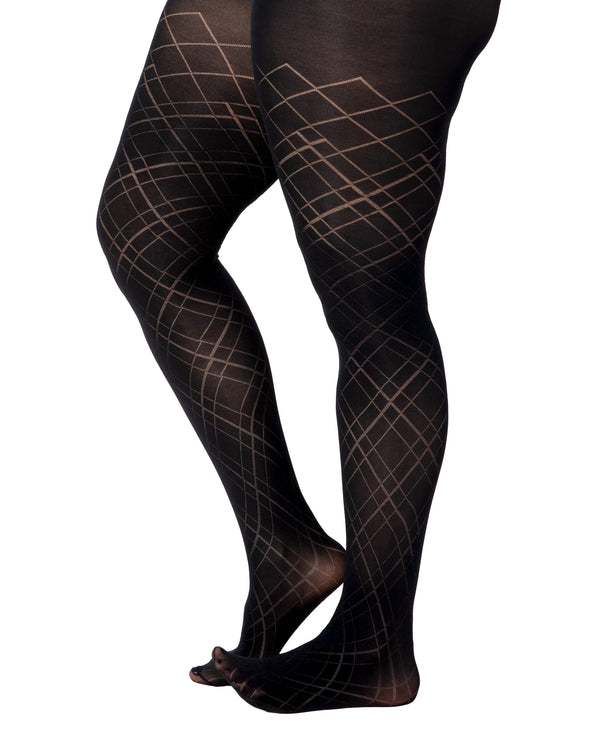 Pamela Mann Opaque Diamond Curvy Super Stretch Tights