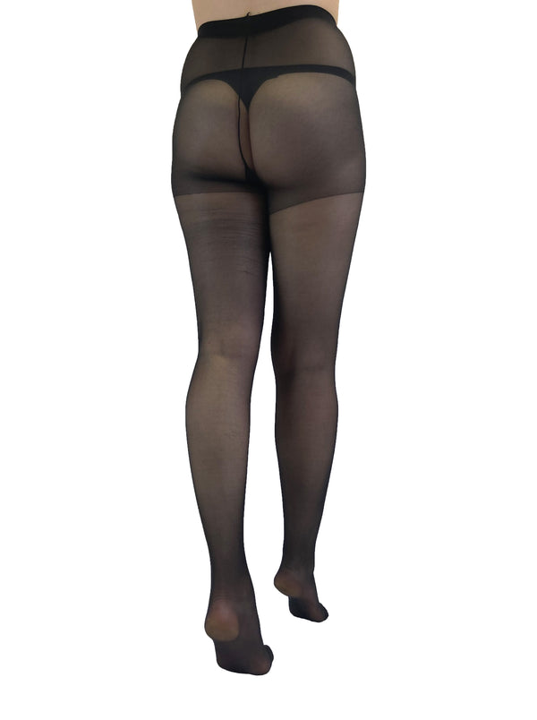 pamela Mann 10 Denier Gloss Tights Black