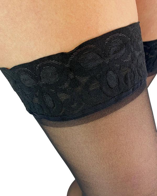 Pamela Mann 20 Denier Butterfly Lace Hold Ups