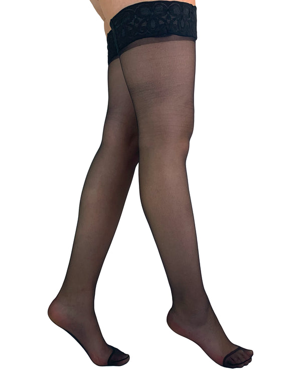Pamela Mann 20 Denier Butterfly Lace Hold Ups