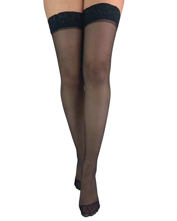 pamela mann 20 Denier Butterfly Lace Hold Ups