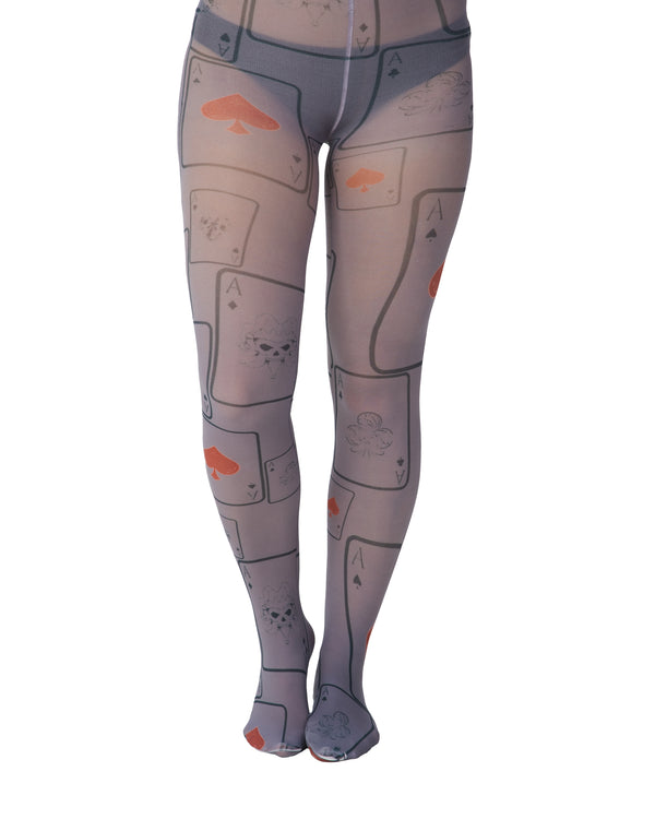 Pamela Mann Ace Of The Pack Printed Tights