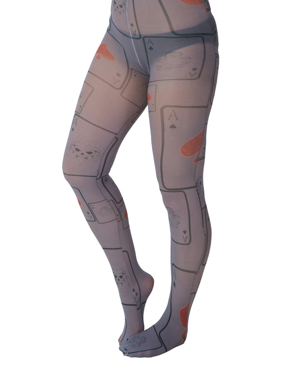 Pamela Mann Ace Of The Pack Printed Tights