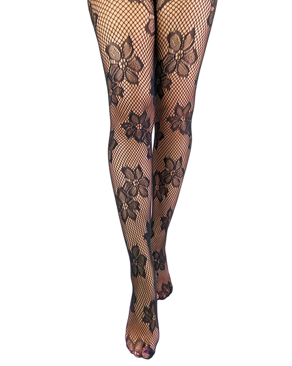 pamela mann Blossom Net Tights