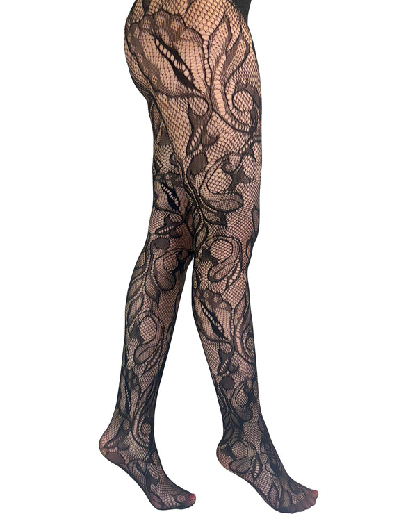 Pamela Mann Botanical Net Tights