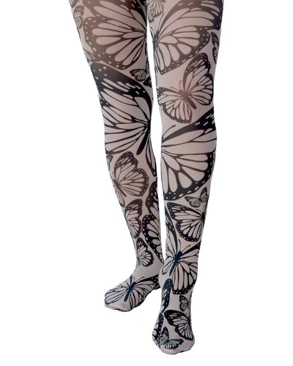 pamela mann Butterfly Mayhem Printed Tights