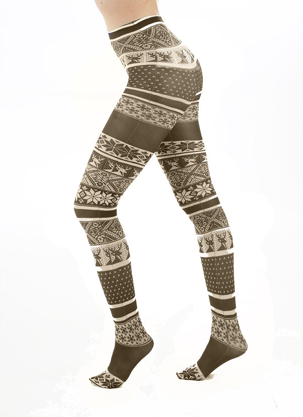 Pamela Mann Fairisle Printed Tights