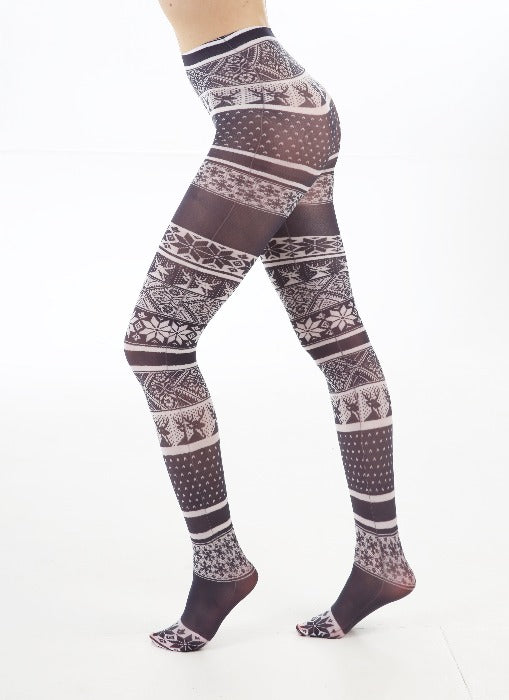 pamela mann Fairisle Printed Tights
