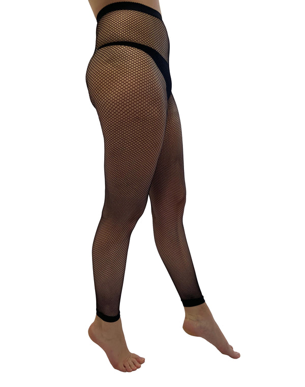 pamela mann Fishnet Footless Tights