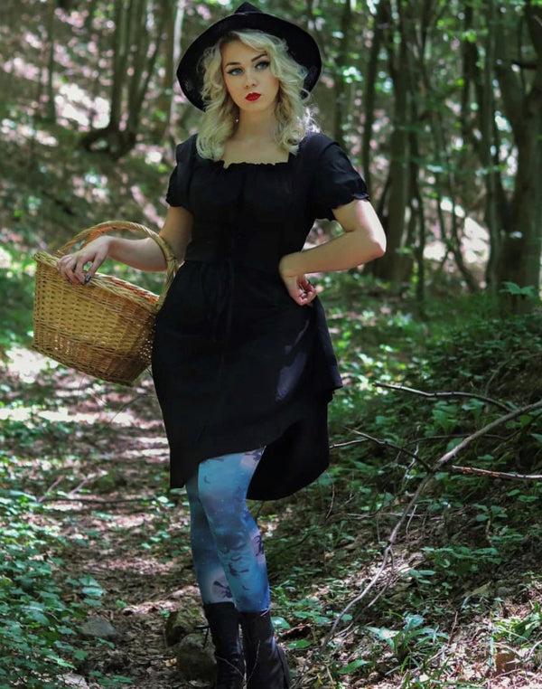 Pamela Mann Hocus Pocus Printed Tights