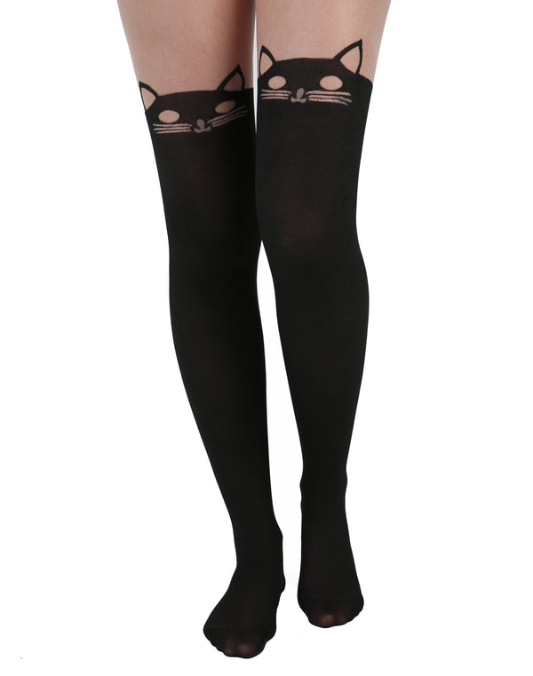 pamela mann Kitty Cat Over The Knee Tights