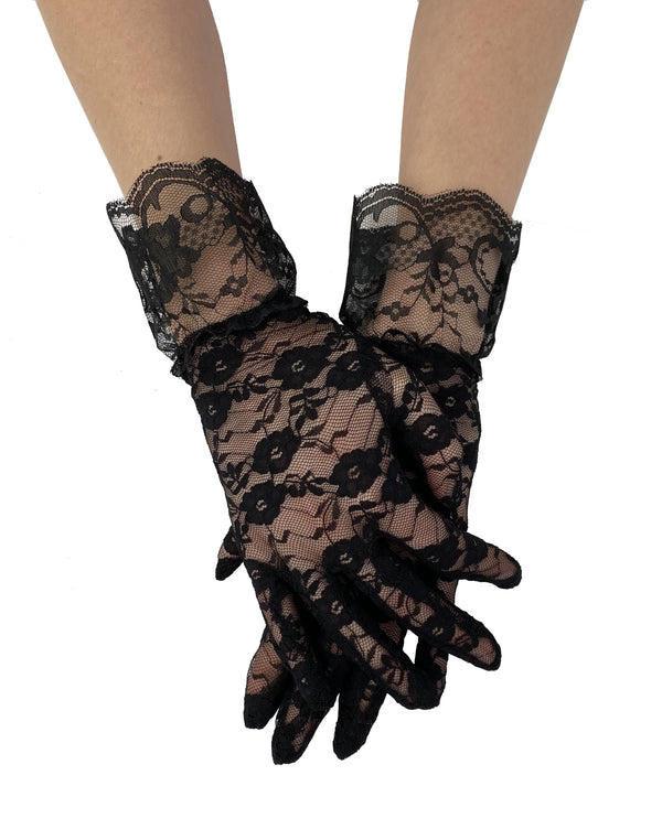 Pamela Mann Lace Wrist Gloves