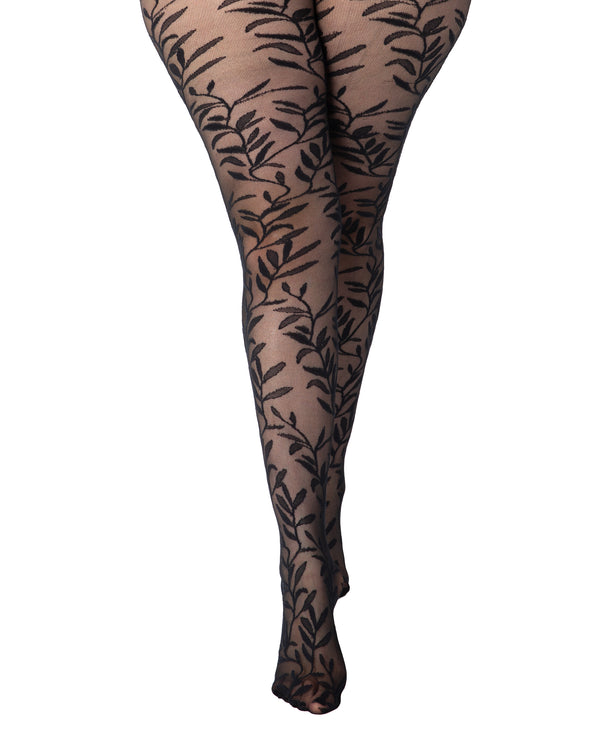 pamela mann Leaf Pattern Tights