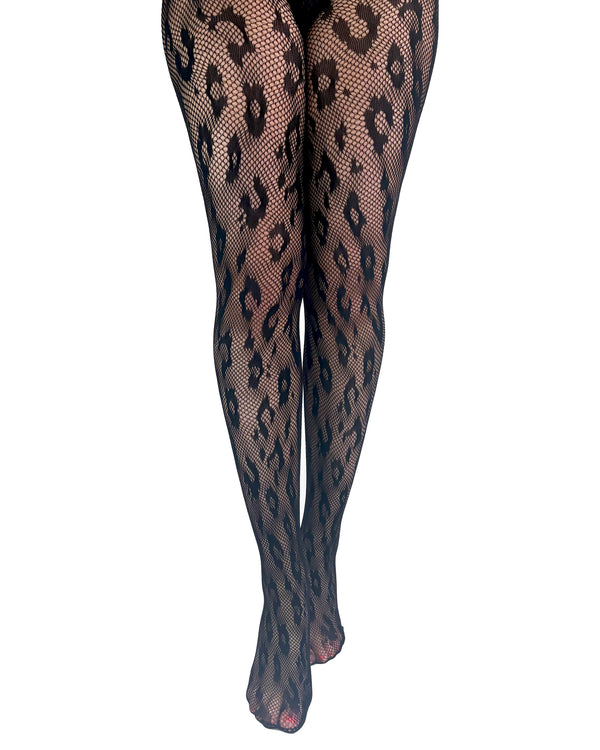 pamela mann Leopard Net Tights
