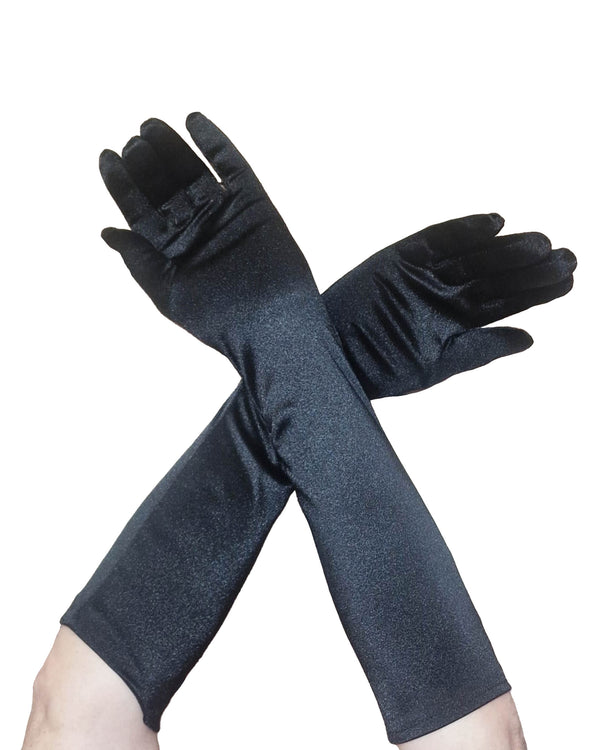 Pamela Mann Men's Long Satin Gloves - Clearance