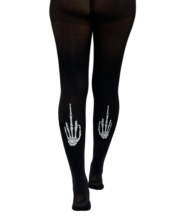 pamela mann Middle Finger Transfer Tights