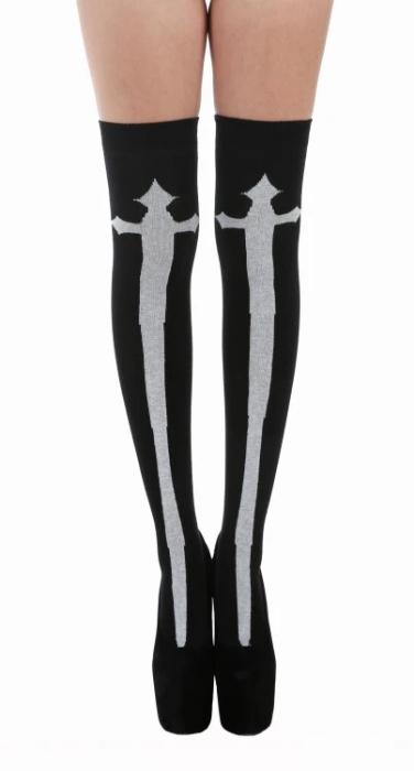 Pamela Mann Over The Knee Socks With Cross