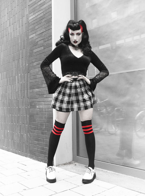 Pamela Mann Referee Over The Knee Socks