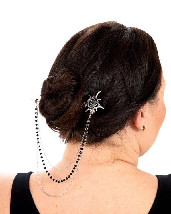 pamela mann Rose Thorn Hair Pin