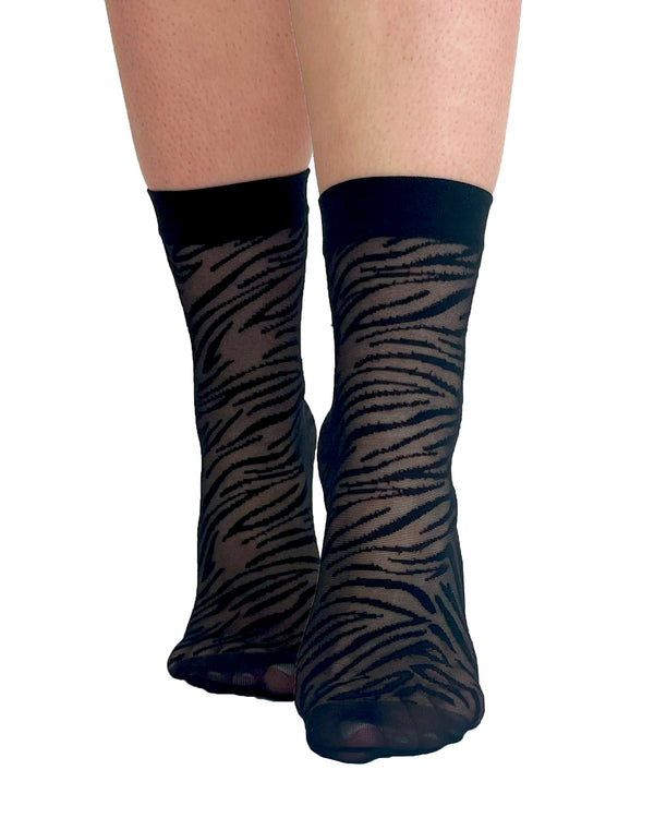 Pamela Mann Sheer Tiger Socks