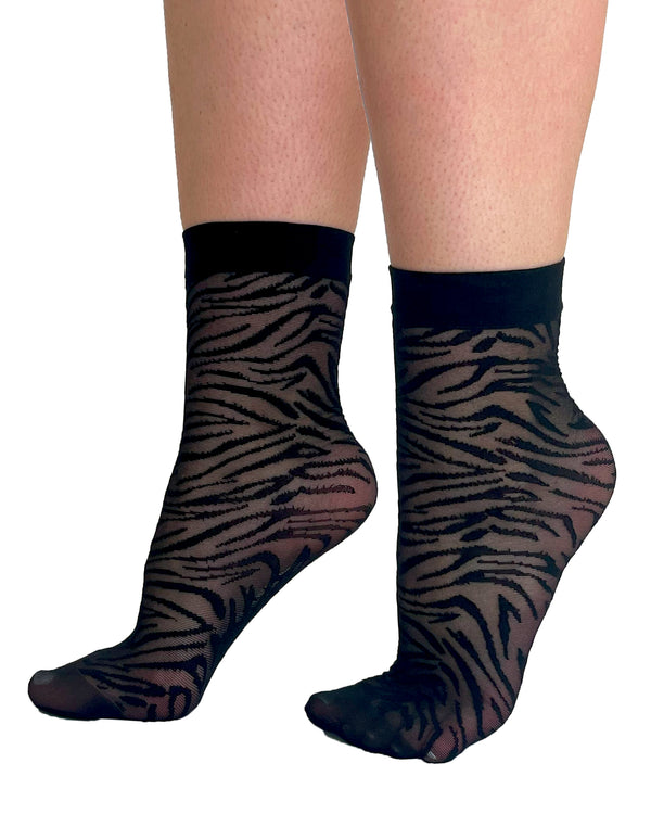 pamela mann Sheer Tiger Socks