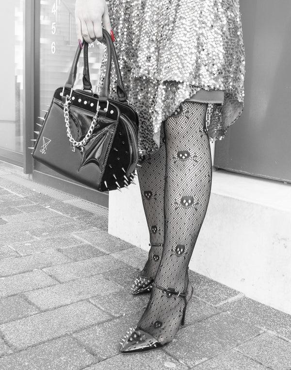 pamela mann Skull and Crossbones Net Tights