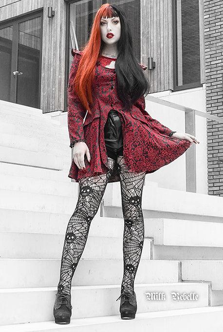 Pamela Mann Skull And Web Net Tights