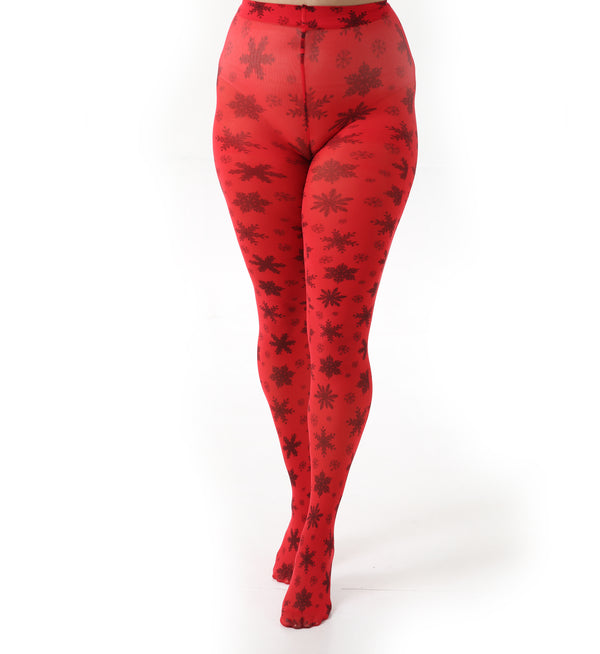 pamela mann Snowflake Printed Tights