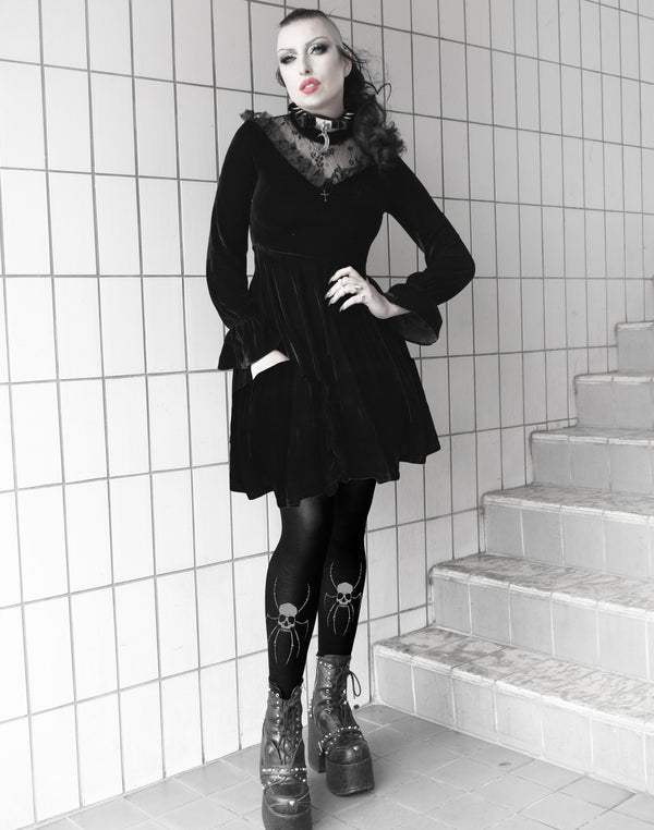 Pamela Mann Spider Skeleton Transfer Tights