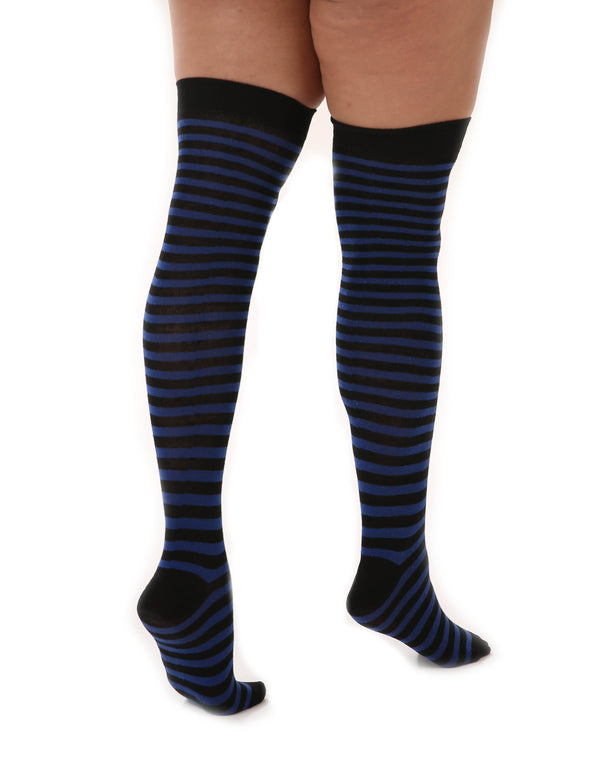 Pamela Mann Striped Over The Knee Socks