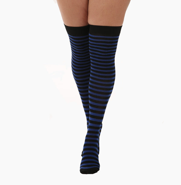 pamela mann Striped Over The Knee Socks