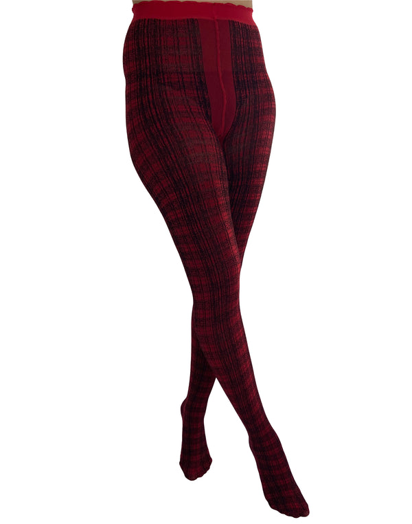 Pamela Mann Textured Tartan Tights