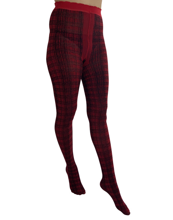 Pamela Mann Textured Tartan Tights