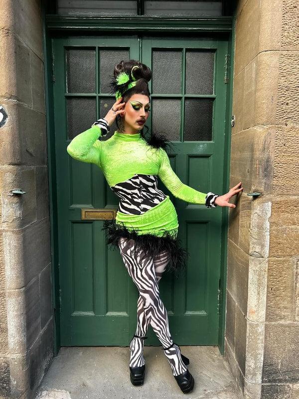 Pamela Mann Zebra Printed Tights