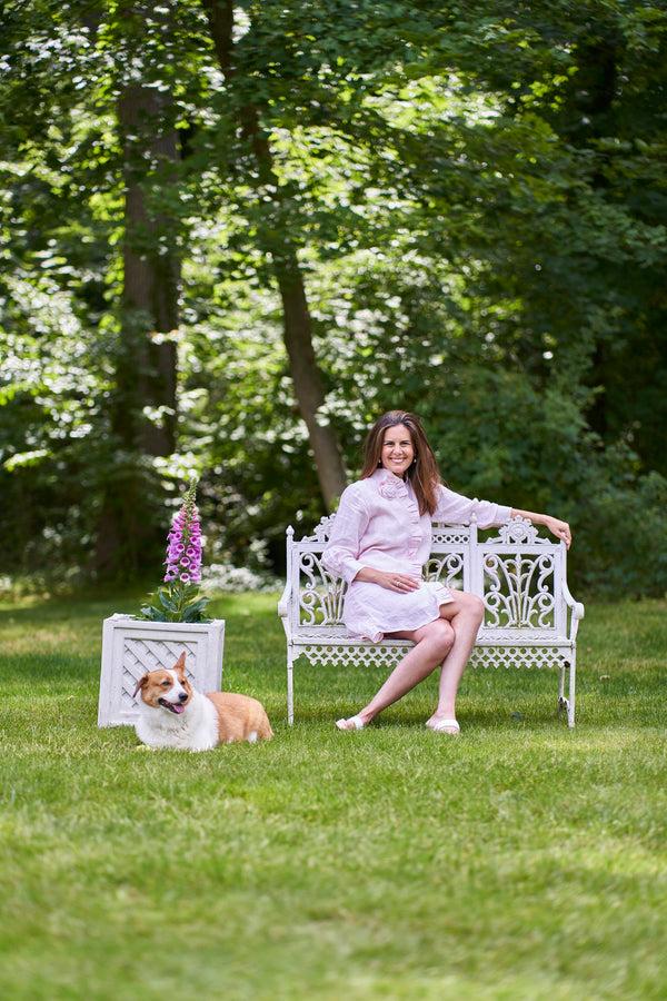 Pamela Munson La Fleur Shirtdress Blush