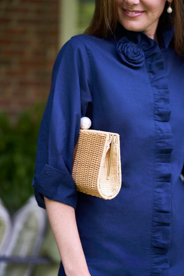 Pamela Munson La Fleur Shirtdress Navy