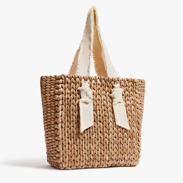 Pamela Munson Petite Isla Bahia Fringe Ivory