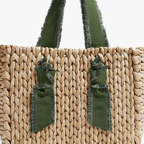 Pamela Munson Petite Isla Bahia Fringe Moss