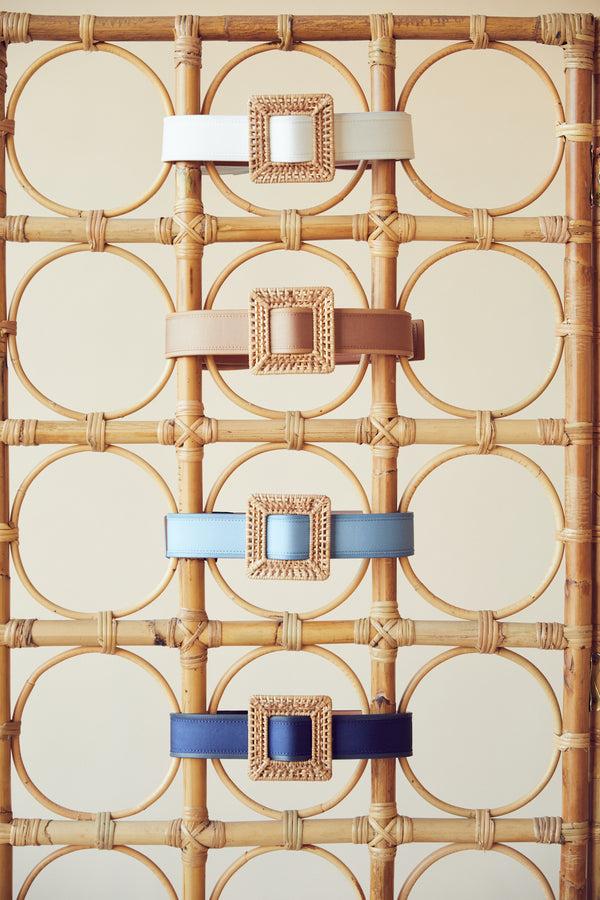 pamela munson Rattan Buckle Belt