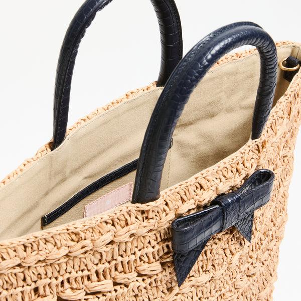 Pamela Munson The Bow Tote Off White