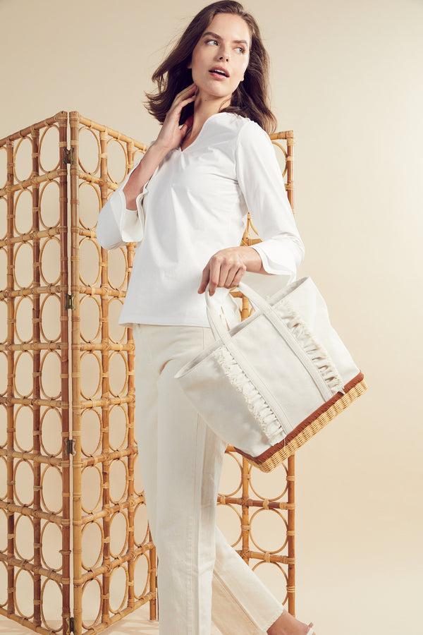 Pamela Munson The Gardner Tote Ruffle