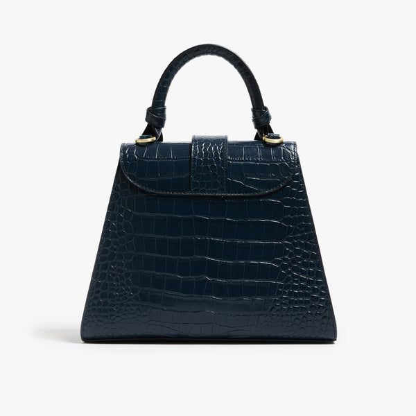 Pamela Munson The Lady Bag Leather Navy