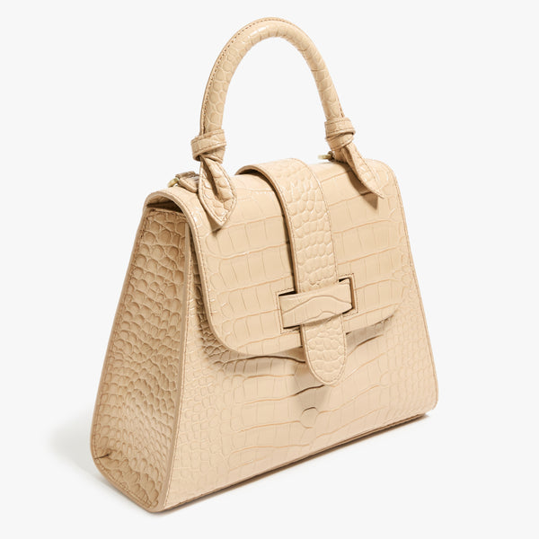 Pamela Munson The Lady Bag Leather Sand