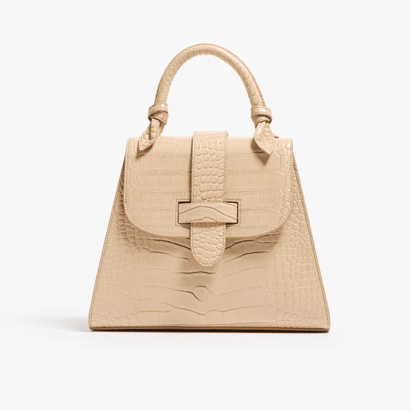 pamela munson The Lady Bag Leather Sand