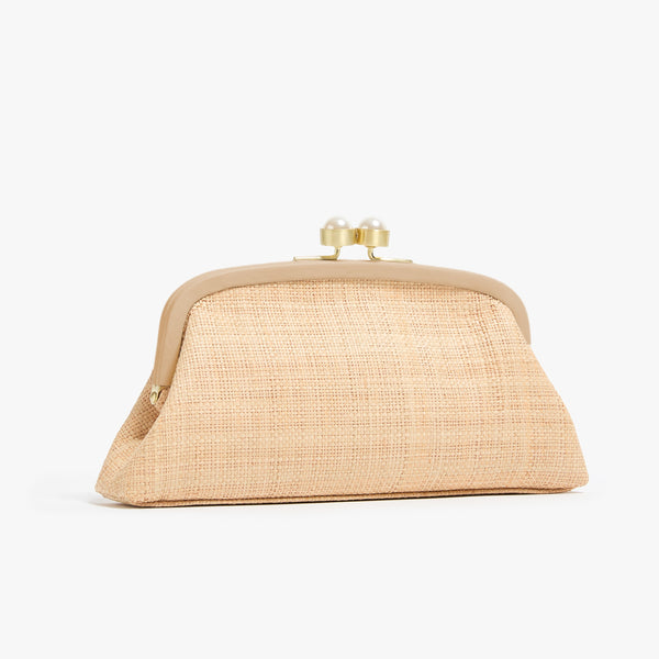 Pamela Munson The Lee Clutch Natural