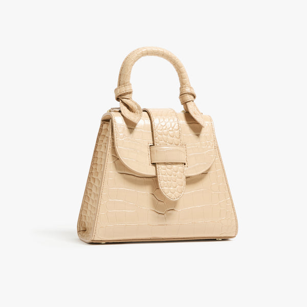 Pamela Munson The Petite Lady Bag Leather Sand