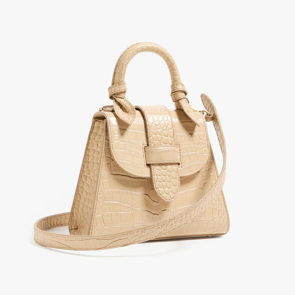 Pamela Munson The Petite Lady Bag Leather Sand