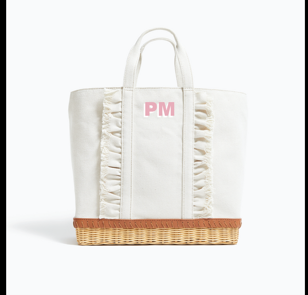 Pamela Munson Pamela Munson X Fait à Main - The Gardner Tote Ruffle Monogram